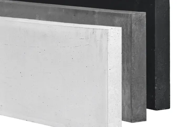 Beton-onderplaat Zaan Wit H24xD3,5xL180cm t.b.v. Sleufpaal