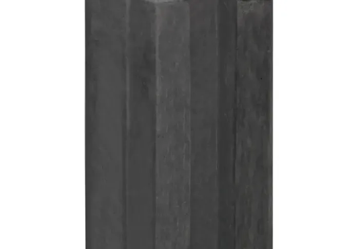 Beton-sleufpaal Zaan 10x10x275cm Antraciet Vlakke kop