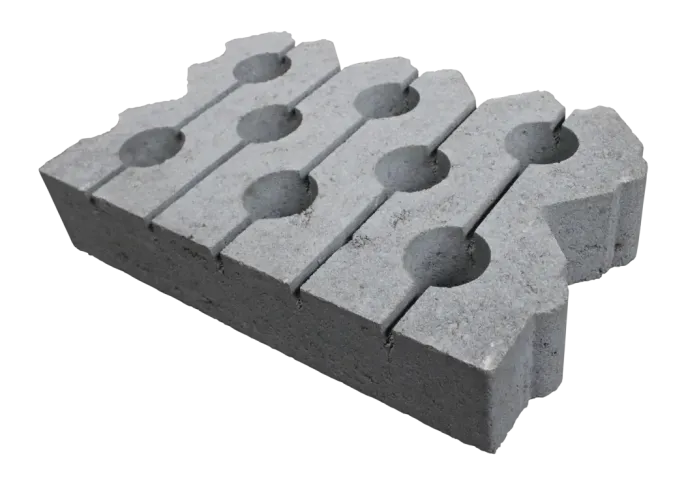 Grastegel type J 60x40x12cm