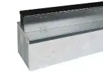 Hydroblob Lijnafwatering Infiltratiesysteem Set D45 Slimline Grafiet Rooster