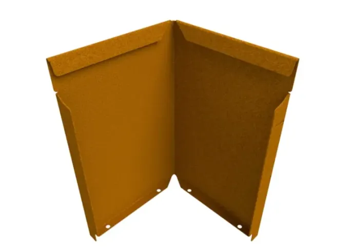 Flexline Borderrand Hoekstuk Cortenstaal 40cm