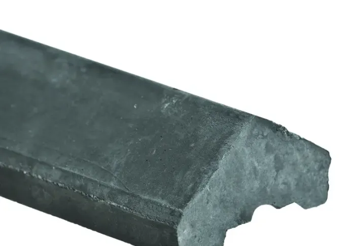 Beton-afdekkap Schie antraciet diamantkop 180cm