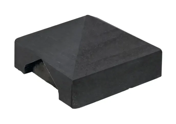 Beton-afdekpet Reest Antraciet Gecoat diamantkop 14x14x5cm tussenmodel