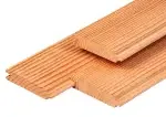 Blokhutprofiel Lariks/Douglas 2,8x14,5x180cm Geschaafd + Gedroogd