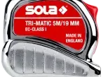 SOLA Rolbandmaat 25mm Tri-Matic TM 10m