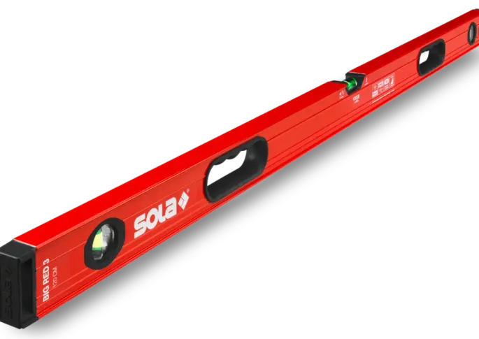 SOLA Aluminium waterpas Big Red 3 120cm
