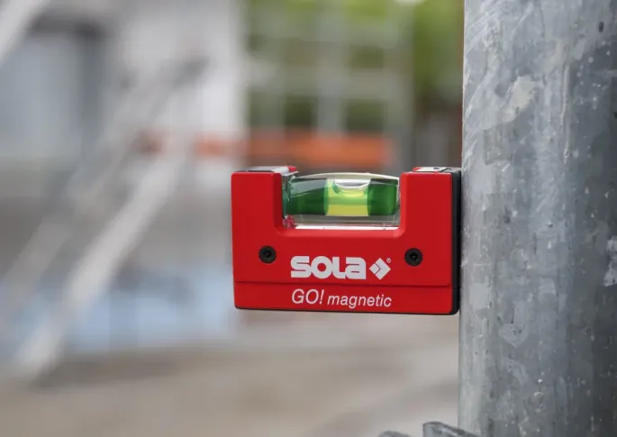 SOLA Compacte waterpas GO! magnetic met clip