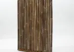Bamboescherm donker 180x182cm - Cortenstaal