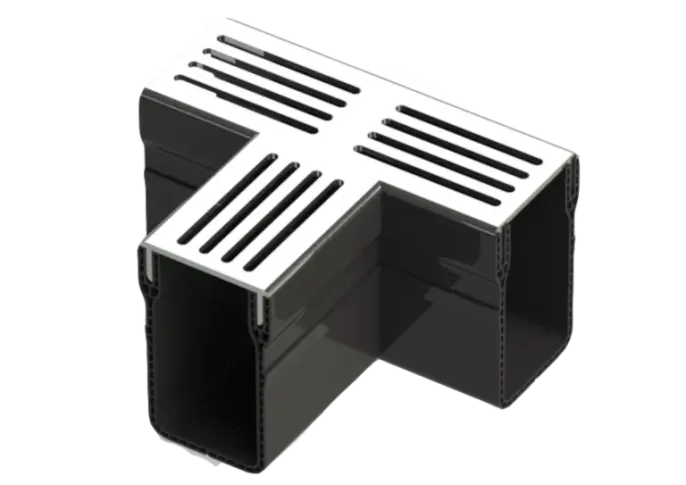RSSD T-goot Grijs / Aluminium 100x6,5x10cm