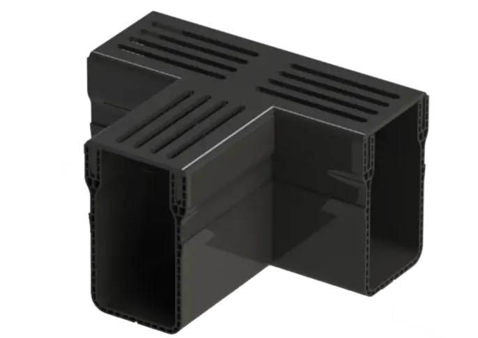 RSSD T-goot Zwart 100x6,5x10cm
