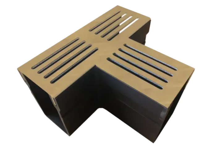 RSSD T-goot Cortenstaal 100x6,5x10cm