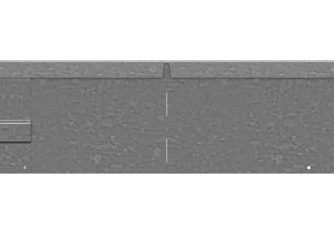 Flexline Borderrand Hoekstuk Gegalvaniseerd 15cm