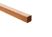 Azobé Paal Geschaafd 6,5x6,5x275cm