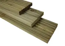 Douglas dekdeel 400x13,8x2,4 cm Groen geïmpregneerd