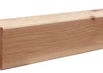 Duplo verlijmde paal douglas 300x14x14 cm Blank