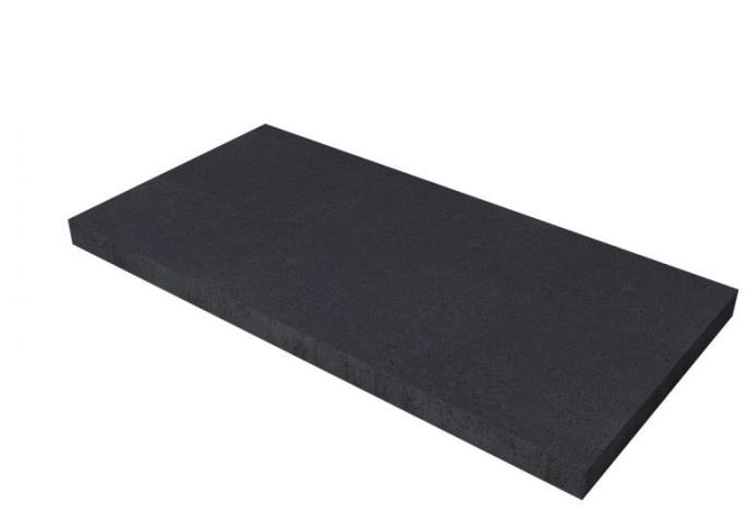 Schellevis Oudhollands GROTE TEGEL 240X120X12 CM CARBON