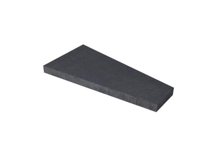 Schellevis Oudhollands TRAPEZIUM 120X60/30X8 CM ANTRACIET