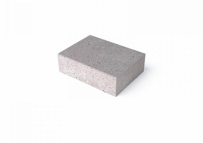 Schellevis Oudhollands HALVE TRAPTREDE 50X37X15 CM GRIJS