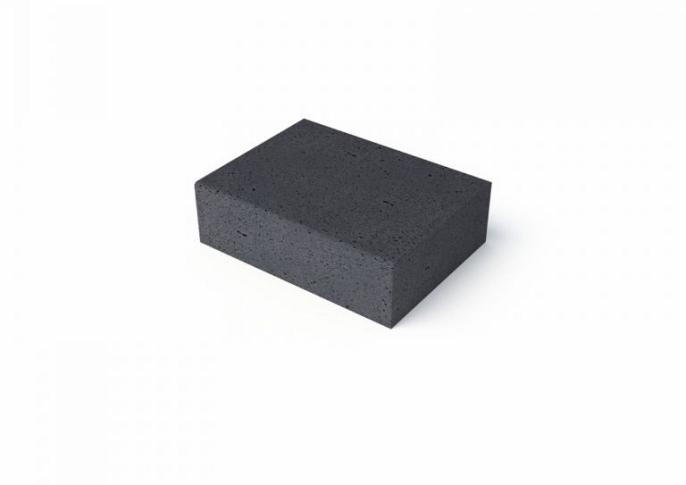 Schellevis Oudhollands HALVE TRAPTREDE 50X37X15 CM ANTRACIET