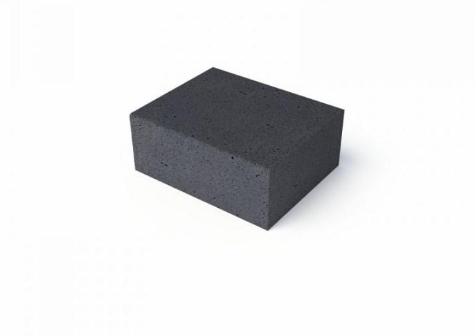 Schellevis Oudhollands HALVE TRAPTREDE 50X40X20 CM ANTRACIET