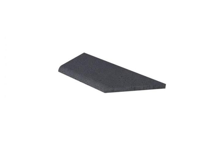Schellevis Oudhollands ZWEMBADRAND HOEK LINKS (100/60X40X5 CM) ANTRACIET
