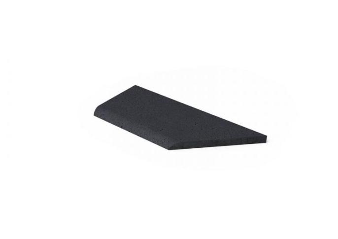 Schellevis Oudhollands ZWEMBADRAND HOEK LINKS (100/60X40X5 CM) CARBON