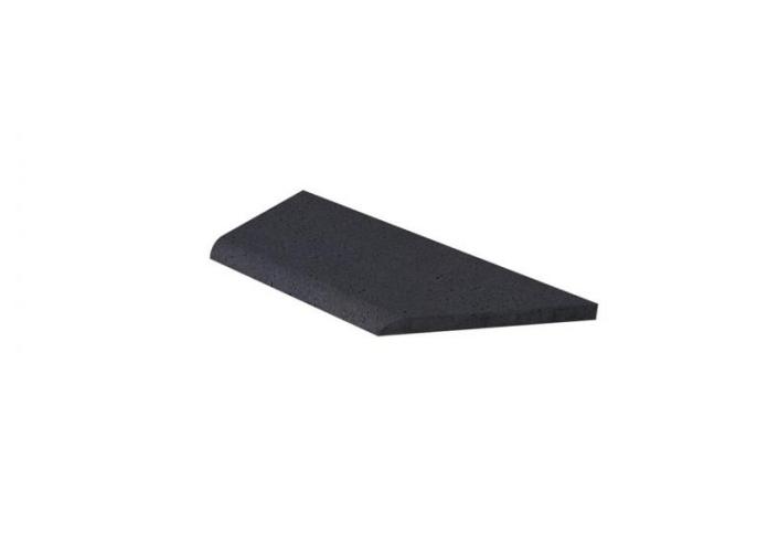Schellevis Oudhollands ZWEMBADRAND HOEK LINKS (100/60X40X5 CM) CARBON
