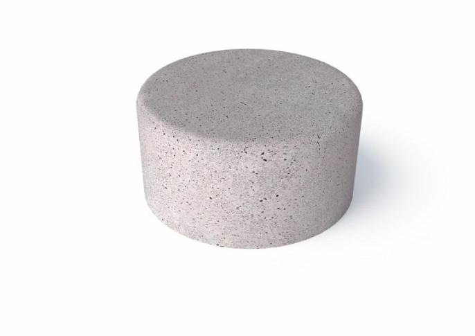 Schellevis Oudhollands Zitelement Rond 80x40 Grijs