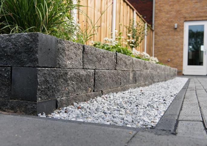 Wallblock Split 12x12x30 Antraciet