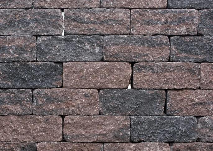 Wallblock Tumble 12x12x30 Brons