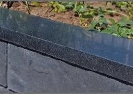 Basalt Afdekplaat 15x100x3cm Gezoet