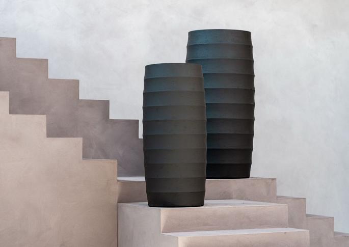 Bordo Modern Vase 90 - Earth - Plantruimte Ø31.5