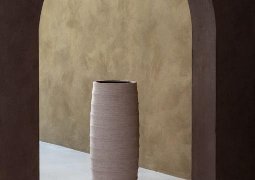 Bordo Modern Vase 110 - Sand - Plantruimte Ø41.5