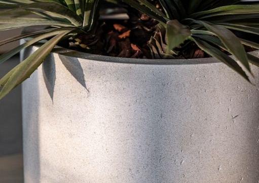 Grigio Cylinder 60 - Antique White - Plantruimte Ø50