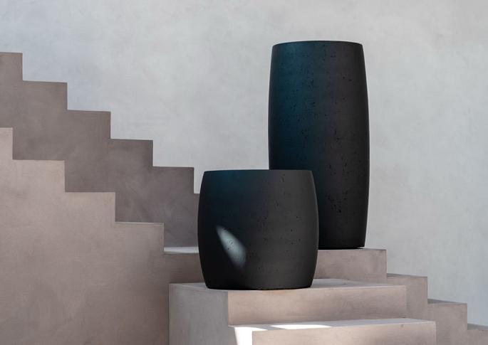 Grigio Modern Vase 70 - Anthracite - Plantruimte Ø21.5
