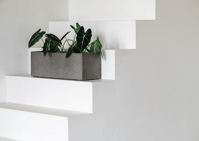 Grigio Small Box 60 - Natural Concrete - Plantruimte 55x10