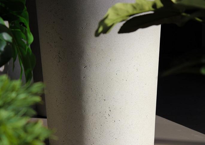 Grigio Vase 90 - Antique White - Plantruimte Ø39