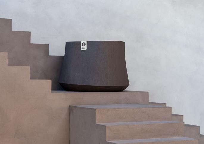 Rondello Pot 110 - Ash Brown