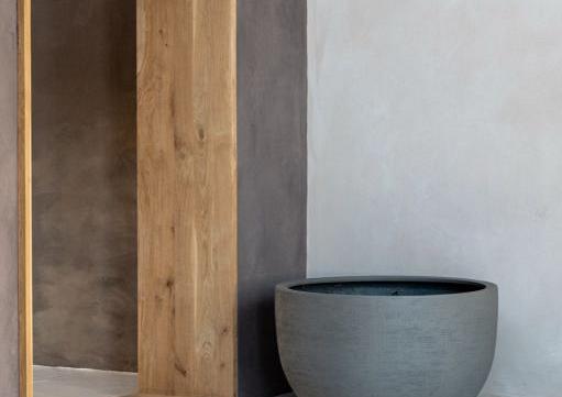 Terreno New Egg Pot Low 80 - Clay - Plantruimte Ø72