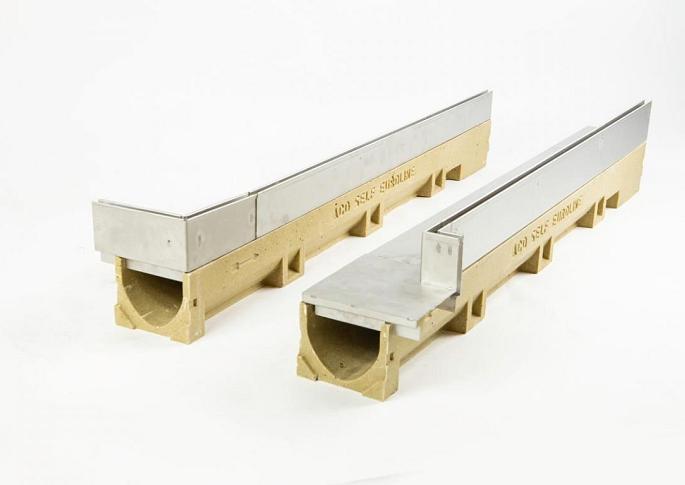 Slotline RVS hk.st uitw H=40mm L=150+850