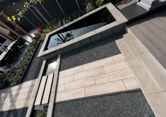 Schellevis Oudhollands Traptrede 37x15x100 Grijs