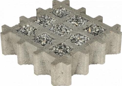Aquadraintegel 30x30x8cm Gris