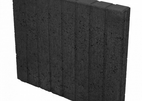 Mini Quadrobandpalissade 6x40x50 cm Zwart