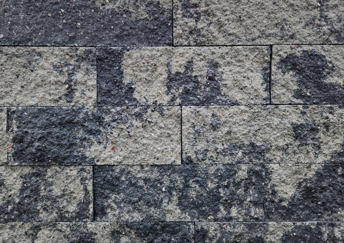 Splitrock 32x13x11 cm 2.0 grijs/zwart
