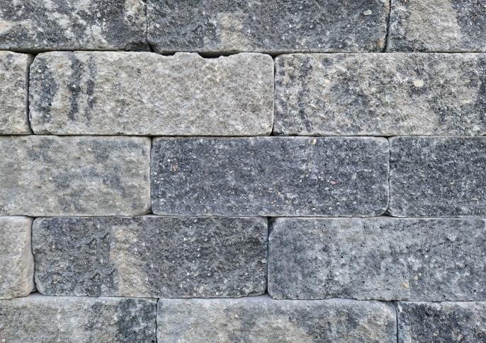 Splitrock trommel 32x13x11 cm 2.0 grijs/zwart