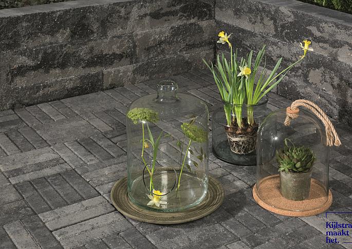 Splitrock XL 15x15x60 cm 2.0 grijs/zwart