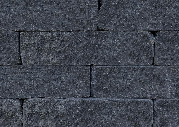 Splitrock XL trommel 15x15x60 cm 2.0 antraciet