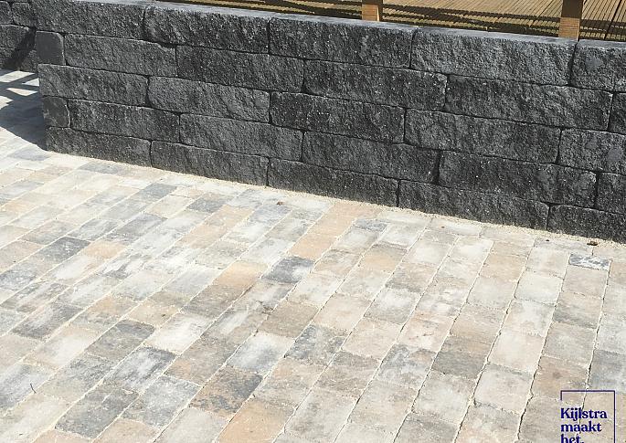 Splitrock XL trommel 15x15x60 cm 2.0 antraciet