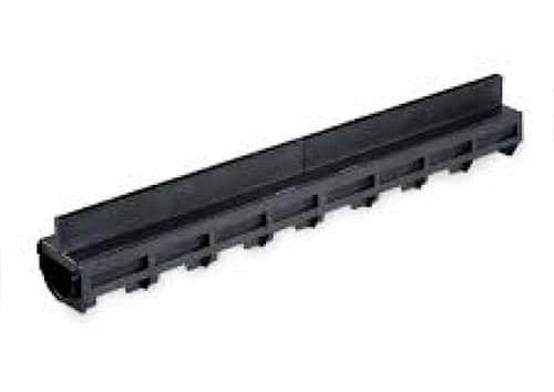 Topgoot 100x12x9 cm verholengoot zwart