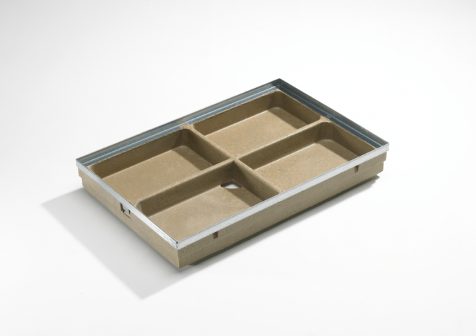 Schoonloperonderbak polymeer 75x50x8cm